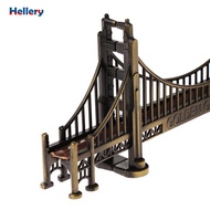 Hellery San Francisco Golden Gate Bridge Handmade Metal Figurine, Travel Souvenir, Collectible Craft