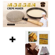 Moegen crepe maker crepe crepes FREE folding risol board NON-stick spring roll skin mold/ moegen pan