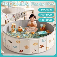 Kid Foldable Round Playing Pool Pit Ocean Ball Pool Playpen Playground Fence Pool