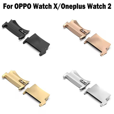 For Oppo Watch X Oneplus Watch 2 Watch Band Adapter Connector Metal Watch Strap Bumper Connectors 2P