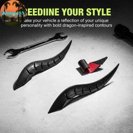 Annasun 2Pcs Personalized Universal Car 3D Dragon Horn Roof Decoration Creative & Cool Car Exterior 