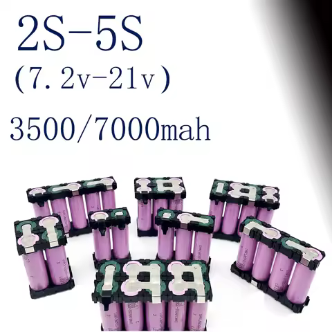 2S1P 3S2P 4S1P~5S2P 6S2P 18650-35E Battery Pack Custom 18650-35E Battery Welding 3500mAh / 7000mah B