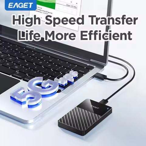 Eaget HDD 2.5Inch Portable External Hard Drive 5Gbps 250GB 320GB 500GB 1TB USB3.0 Storage Compatible