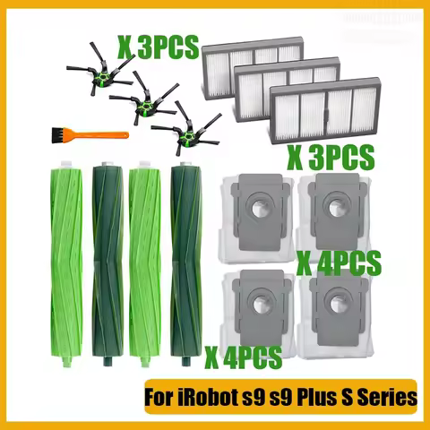 Roller Filter Dust Bag For iRobot Roomba s9 (9150) s9+ s9 Plus (9550) S Series Robot Vacuum Cleaner 