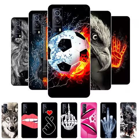 For Coque Vivo Y72 5G Case Football Soft Silicone Back Case For Funda Vivo Y72 5G V2041 Phone Cover 