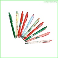 RAN 10Pcs Retractable Christmas Gel Inks Pen 0 5mm for Christmas Stocking Fillers