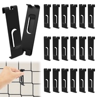 20 Pcs Metal Grid Wall Hanger Reinforced Metal Bend Resistant  Grid Wall Hook for Picture Hat SHOPAB