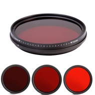 FOTGA Adjustable Infrared Mirror750/590/680/720nm Infrared Filter Lens72MM