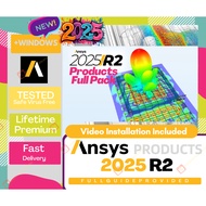 ANSYS PRODUCTS 2025 𝐑𝟐 w/ Electronics 🔥 Video Installation 🔥Workbench | Full Activted