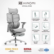 HINOMI X1 Ergonomic Office Chair Fully Customizable Mesh | Computer Chair | Gaming Chair | Lumbar Support Chair with Leg Rest | Mesh Chair With 3D Back Support For Home