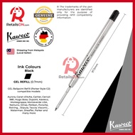 Kaweco Ceramic Gel Ink G2 Rollerball Pen Refill - Black | Standard Parker Style G2 Refill 1pc (ORIGINAL)