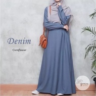 Baju Gamis Dress Syari Long JASMINE Dress Dres Drees Deres Busui Party Invitation Wedding Party Mode