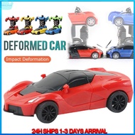 Transforming Car Toys Transformers Robot Police Car Bump Automatic Deformation Toys RC Car Robot Toy