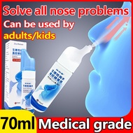 【Recommended by doctors】Nasal spray 70ml Clean and moisturize the nasal cavity nasal spray for sinusitis sinusitis spray original sinusitis spray betadine nasal spray for kids nasal spray allergic rhinitis sinusitis spray philippines sinusitis treatment s