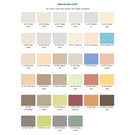▤ ♒ ❂ BOYSEN PERMACOAT LATEX PAINT COLOR SERIES APRICOT WHITE (B-7516)
