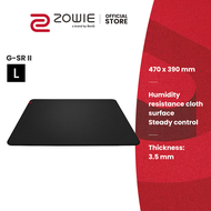ZOWIE G-SR II Esports Gaming Mouse Pad แผ่นรองเมาส์สีดำ ขนาด L/ใหญ่ (แผ่นรองเมาส์เกมมิ่ง แผ่นรองเมาส