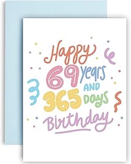 Happy 70th birthday card for women - Funny 70th birthday card for him - Happy Birthday card A5 Size