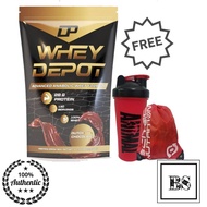 Promosi Kedai Baru! DP Whey Depot Protein (11lbs/5.07 kg) - FREE 2 Gift (Muscle Building)
