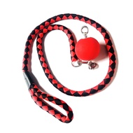 SGLL20E4  Rope Ball Poi Juggling Combo 8.8 oz Weighted Solid Rubber Ball with Woven Swing Rope Set f