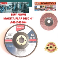 Makita Flap Disc 4” Grit 60 D-63404 ~ ODV POWERTOOLS