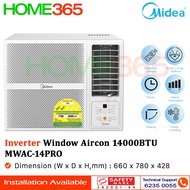 Midea Inverter Window AirCon with Remote 14000btu MWAC14PRO | MWAC-14PRO *NO INSTALLATION