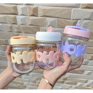 HOHO COLOR glass drinking cup suction glass drinking cup