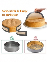 2pcs/4pcs Silicone Baking Mat Suitable For A 9-Inch Springform Pan, Prevents Cakes From Sticking To