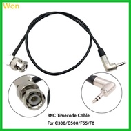 Won Professional TRS to BNC Timecodes Cable for C300 500F55 Amira ZoomF8 Camera