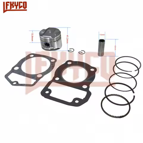 Engine Part 56.5mm STD Bore for Daelim 125CC VF125 VT125 VT VF 125 Motorbike Piston Rings Pin 15mm K