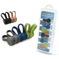 Xuuza Magnetic Cord Ties, Silicone Cable Ties Reusable Twist Ties Wire Management For USB Charging W