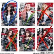 (Liz/Gaeul換yujin) IVE 日本 Bandai 餅卡 R卡 稀有 Yujin Wonyoung Liz Gaeul  安俞真 張員瑛 金志垣 秋天
