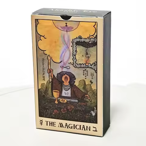 Akashic Eye Tarot 78 Pcs Tarot Cards with Reversed Images 12*7cm Indie Deck