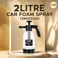 2000ML Car Wash Spray Bottle 2L Foam Spray Manual Snow Air Pressure Water Jet Car Shampoo Snow Pump 