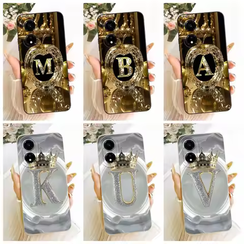 For Honor X5 Plus Case Silicone Luxury Letters Fashion Cool Crown 2D Painted Phone Casing For Honor