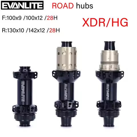 Evanlite 240 Exp Dtswiss ROAD Bicycle Wheel Hub, 28H Direct Drive Central Lock,Front 100x12, Rear 14