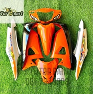 ชุดสี Wave 100 s (100 s new) สีส้ม-เทา TorPaint สีสวยสด ชุดสีเวฟ100 s UBOXชุดสี100 s 05 ตัวเก่า เวฟ1