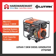 LUTIAN 7.5KW ELECTRIC START DIESEL GENERATOR LT7GFME