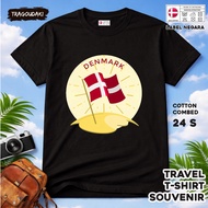 DENMARK Souvenir T-SHIRT DENMARK 25TAG made of 24s combed cotton