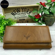 Rush Rider Leather Long Wallet Girl Wallet Women Purse Wallet Dompet  Kulit Perempuan