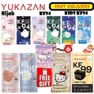 FREE GIFT-Yuka Zan KF94 / KF99 4PLY Mask 10's (ADULT & CHILD). HELLO KITTY