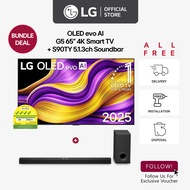 LG OLED65G5 65" evo AI 4K Smart TV + LG S90TY 5.1.3ch Dolby Atmos Soundbar [Bundle Deal]