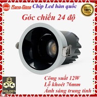 (Genuine) Rang Dong led ceiling spotlight - angle rotation, 24 degree direction adjustment - Capacit