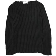 ADAM ET ROPE 24SS 可持續紋理華夫格套頭衫 GAM04310 均碼黑色針織衫 [二手] [ADAM ET ROPE]
