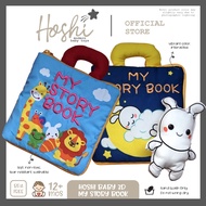 Hoshi Baby 3D My Story Book, Soft Cloth Book, Educational Toy for Baby, Toddlers and Kids, 12Mos+