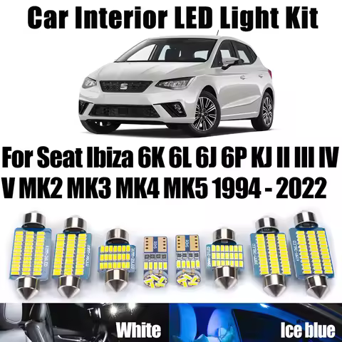Canbus For Seat Ibiza 6K 6L 6J 6P KJ II III IV V MK2 MK3 MK4 MK5 1994-2020 2021 2022 Interior Dome L