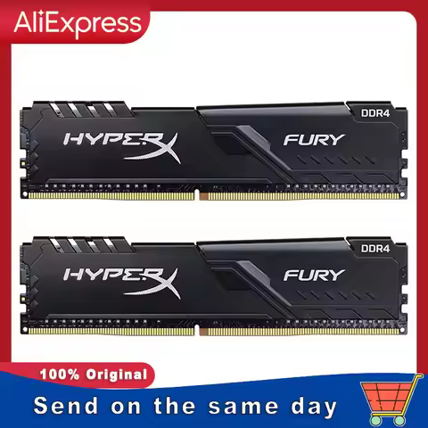 HyperX Fury DDR4 Memoria 8GB 16GB RAM 3200MHz 2666MHz 2400MHz Desktop RAM 1.2V DIMM PC-21300 25600
