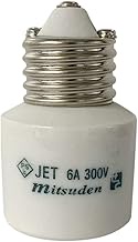 Mitsuba Denki Seisakusho MDS-E2617 E26 1P Socket Extension Adapter, 100 Pieces