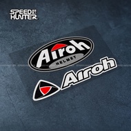 Air Airoh Letter Sticker Helmet Sticker Motorcycle Shell Waterproof Reflective Sticker