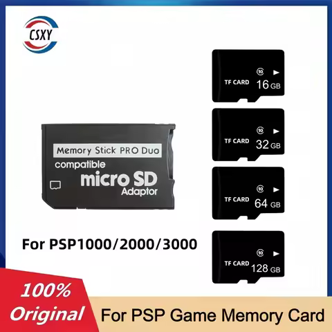 High Capacity Memory Stick Pro MS PRO Duo Card 128GB 64GB 32GB 16GB Memory Card TF Card With Adapter
