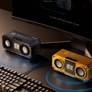 K9PRO Bluetooth Speaker with Matrix Screen and Built-in Equalizer, Graffiti Text and Projection Function, Punk Style Mini Blue Speaker